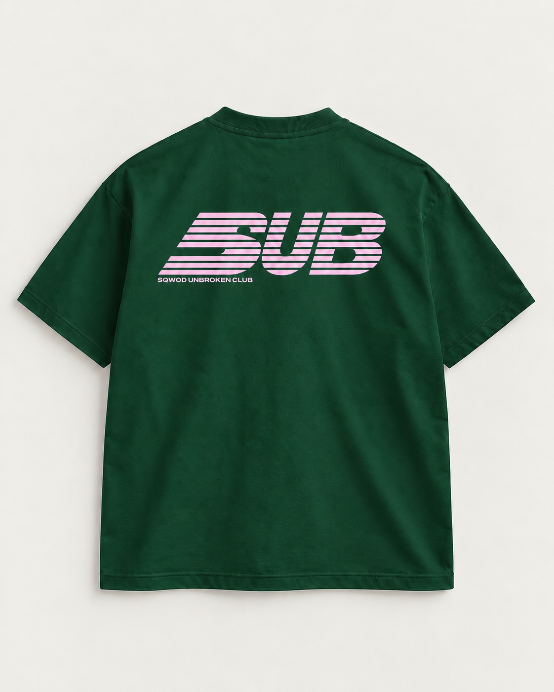 SUB Oversized Unisex Lifting Tee - Green