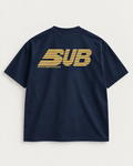 SUB Oversized Unisex Lifting Tee - Navy