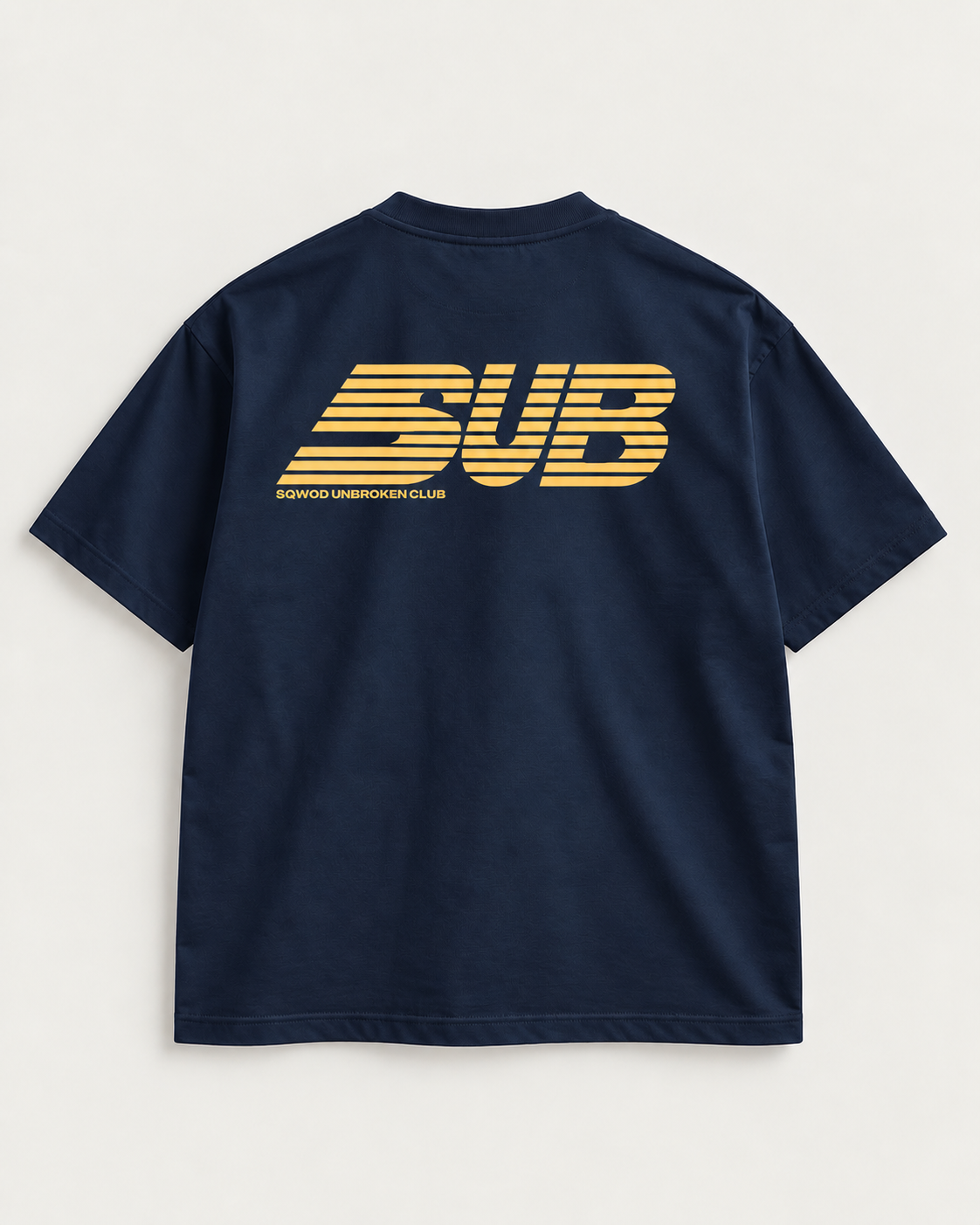 SUB Oversized Unisex Lifting Tee - Navy