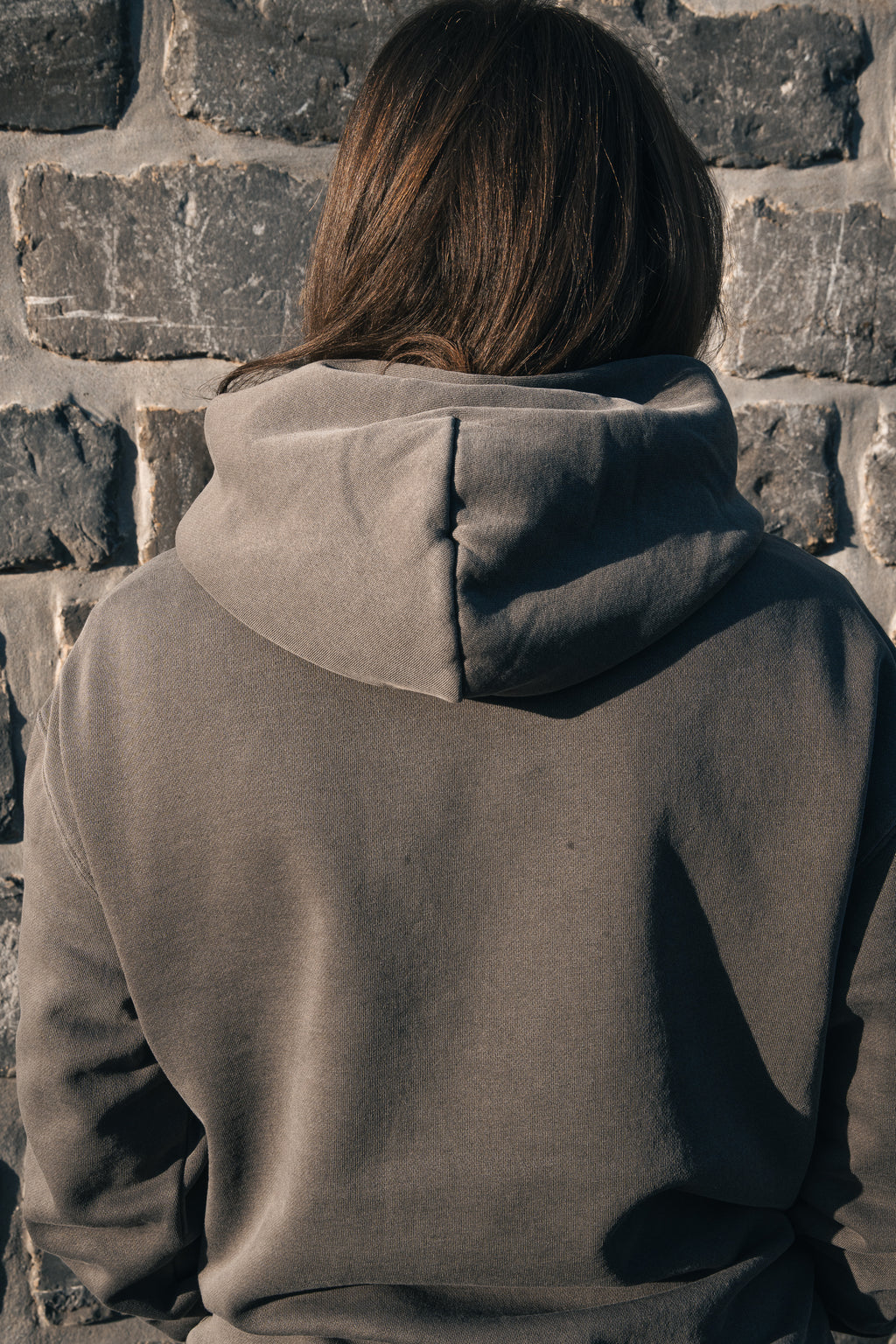 Women’s Faded Light Grey Hood