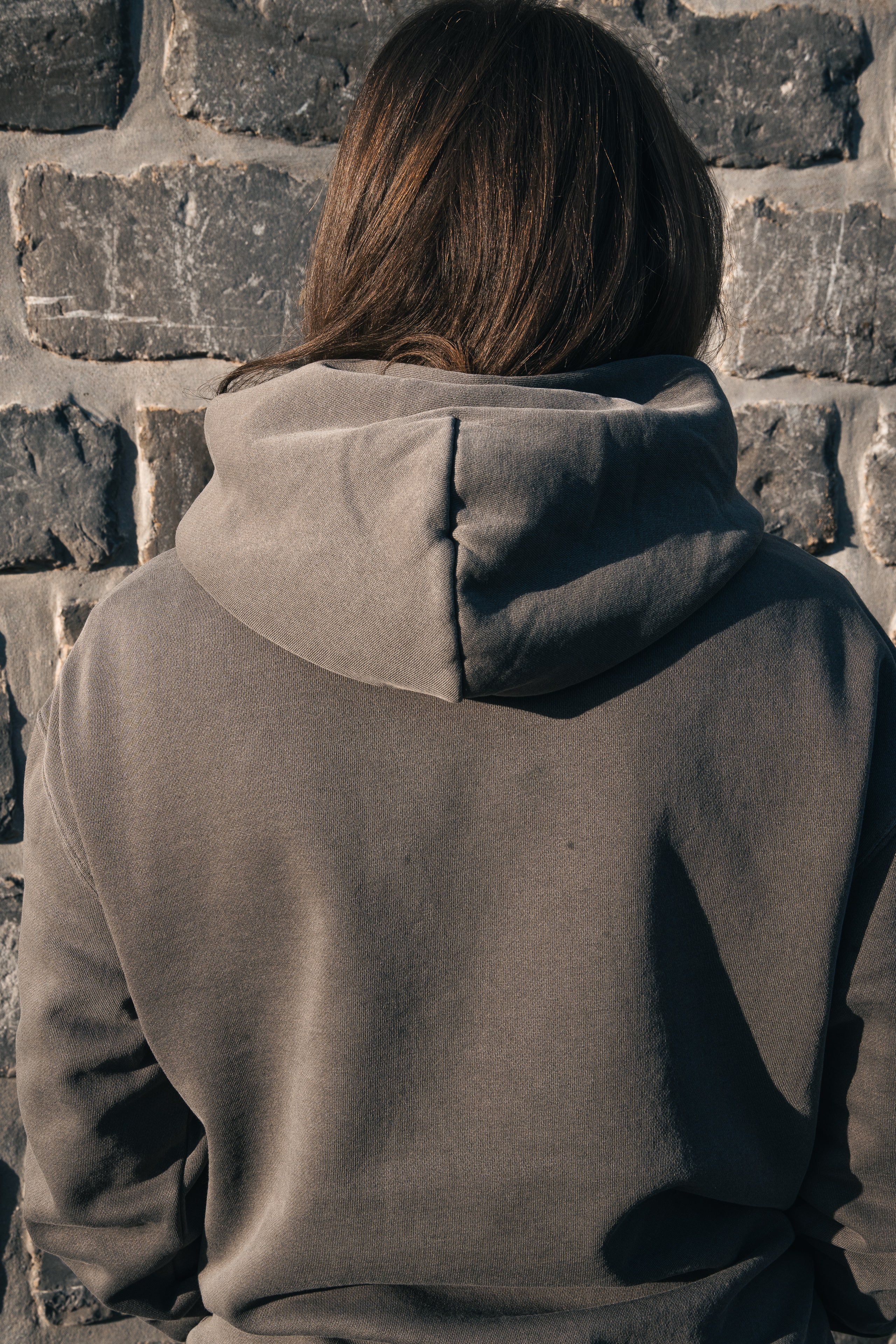 Women’s Faded Light Grey Hood