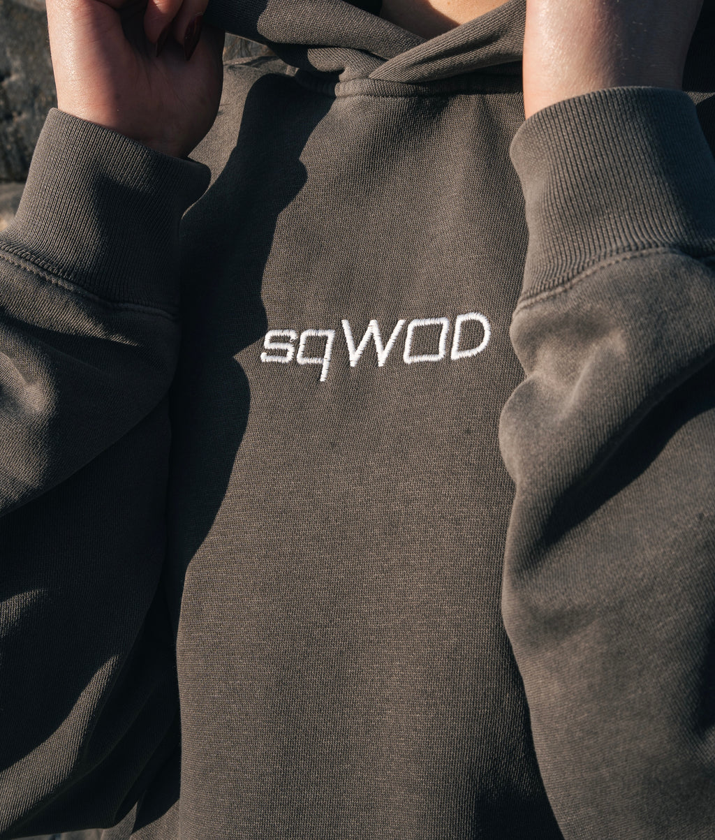 Men’s Faded Light Grey Hood