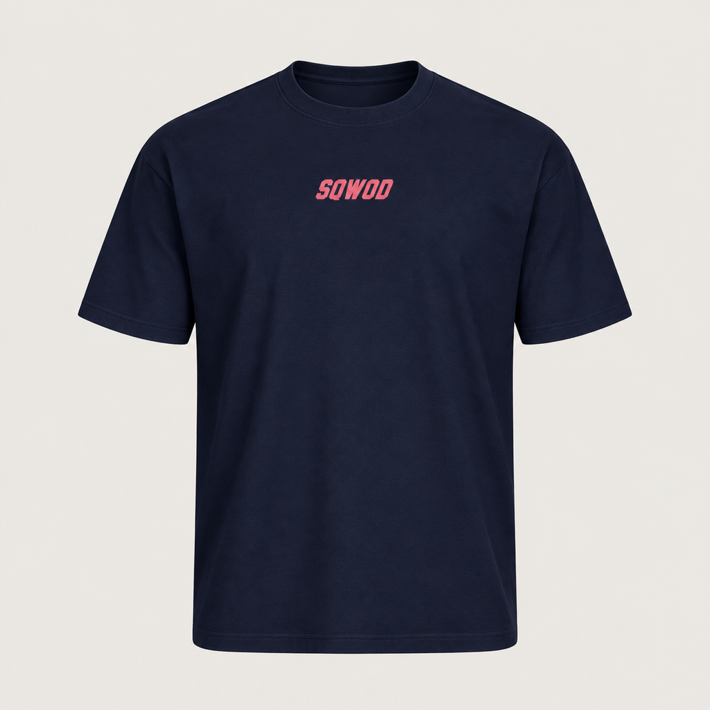 Relentless X sqWOD Unisex Tee - Navy
