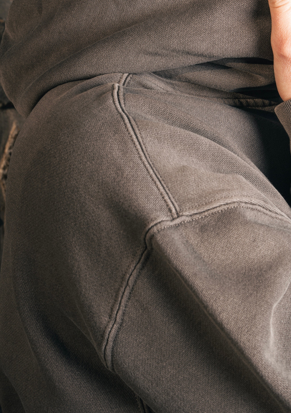 Men’s Faded Light Grey Hood