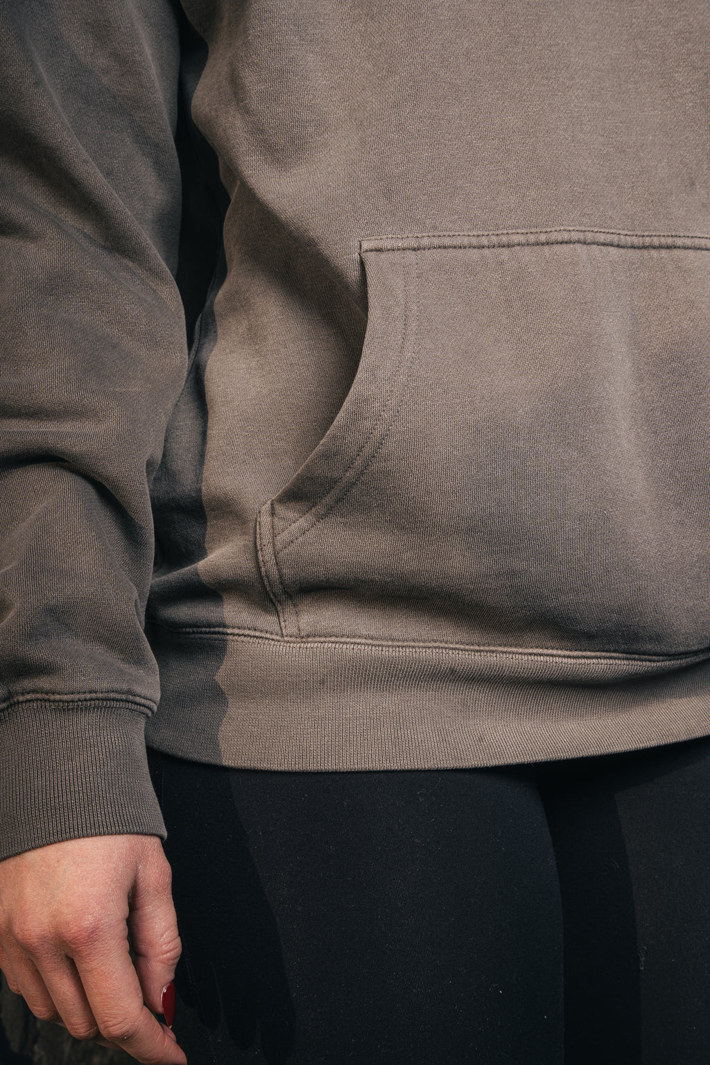 Women’s Faded Light Grey Hood