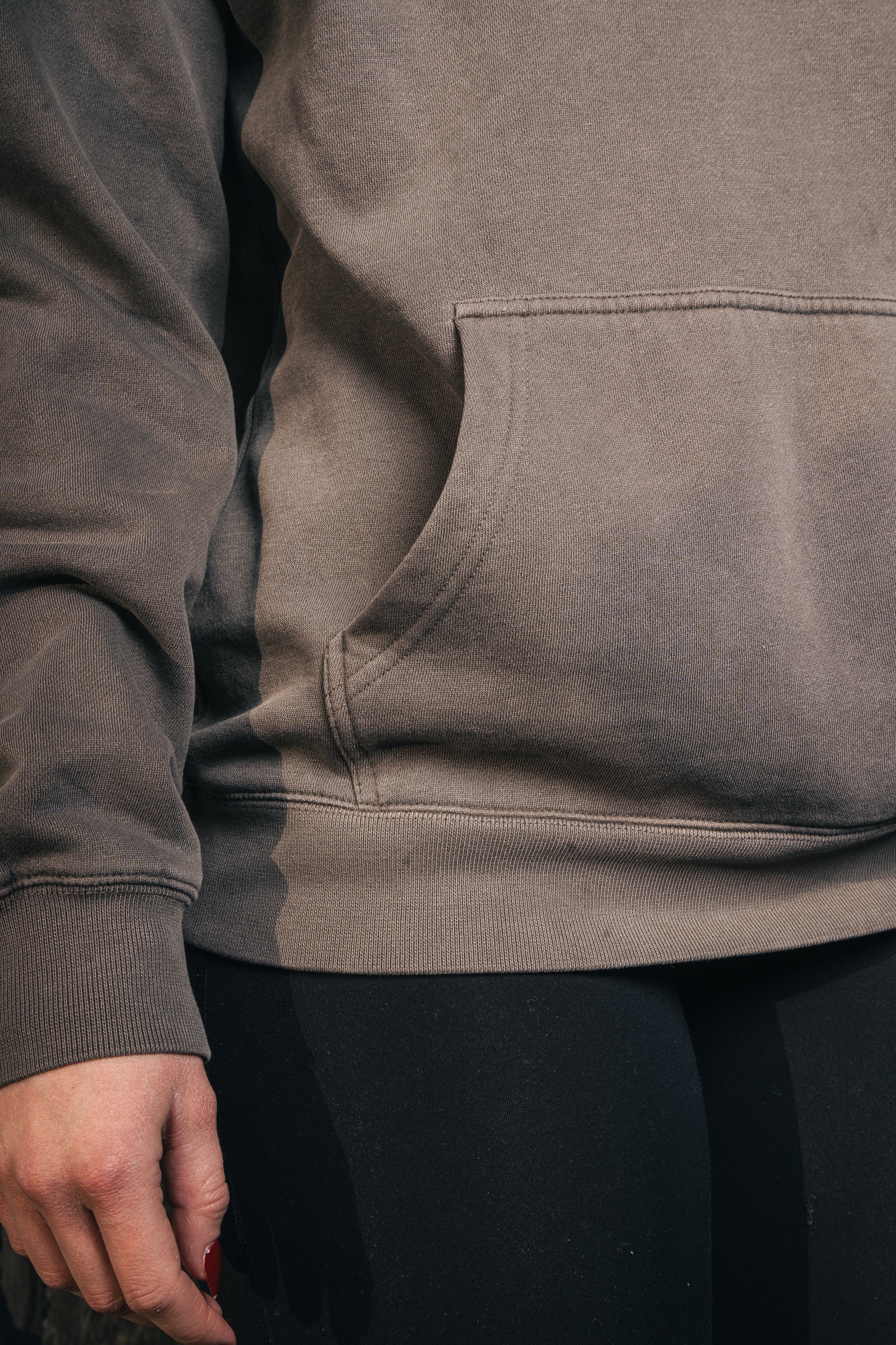 Women’s Faded Light Grey Hood