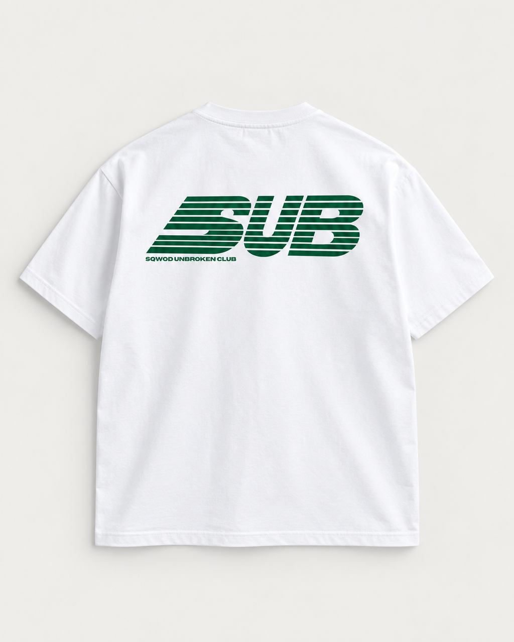 SUB Oversized Unisex Lifting Tee - White