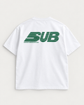 SUB Oversized Unisex Lifting Tee - White