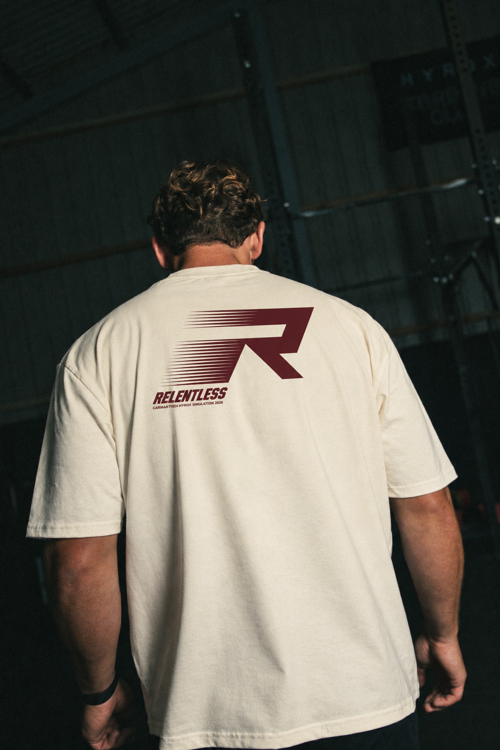 Relentless X sqWOD Unisex Tee - Cream