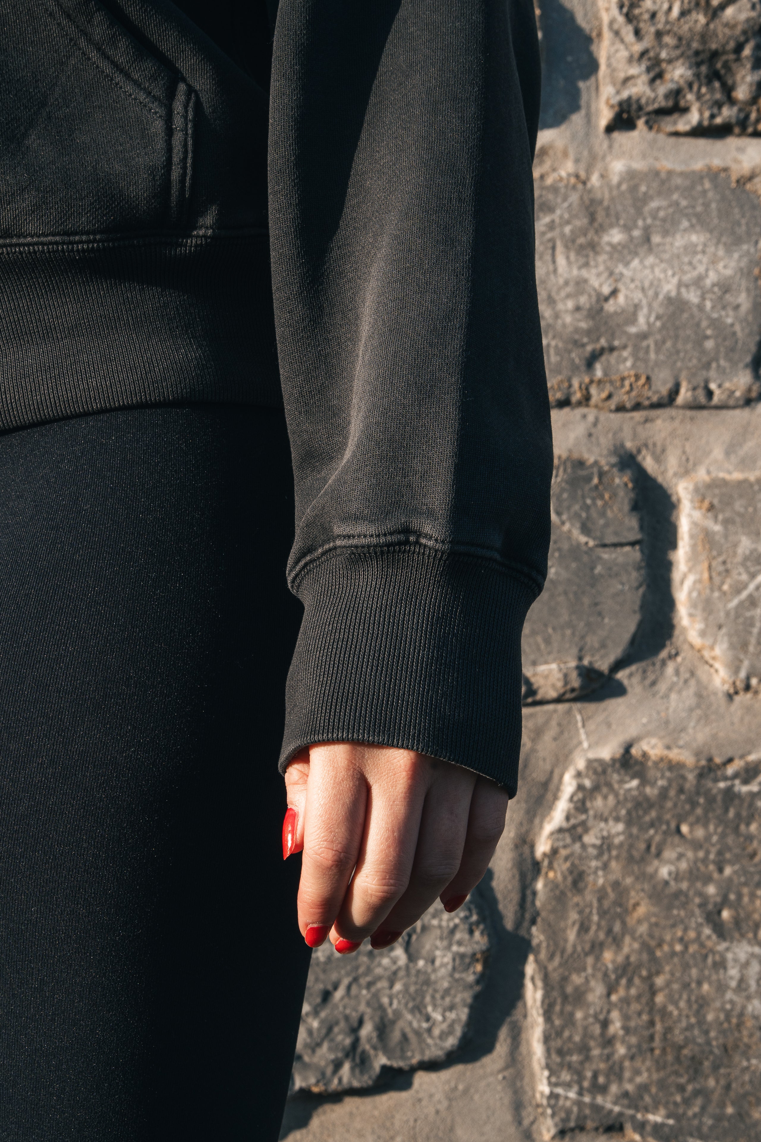 Women’s Faded Charcoal Hood