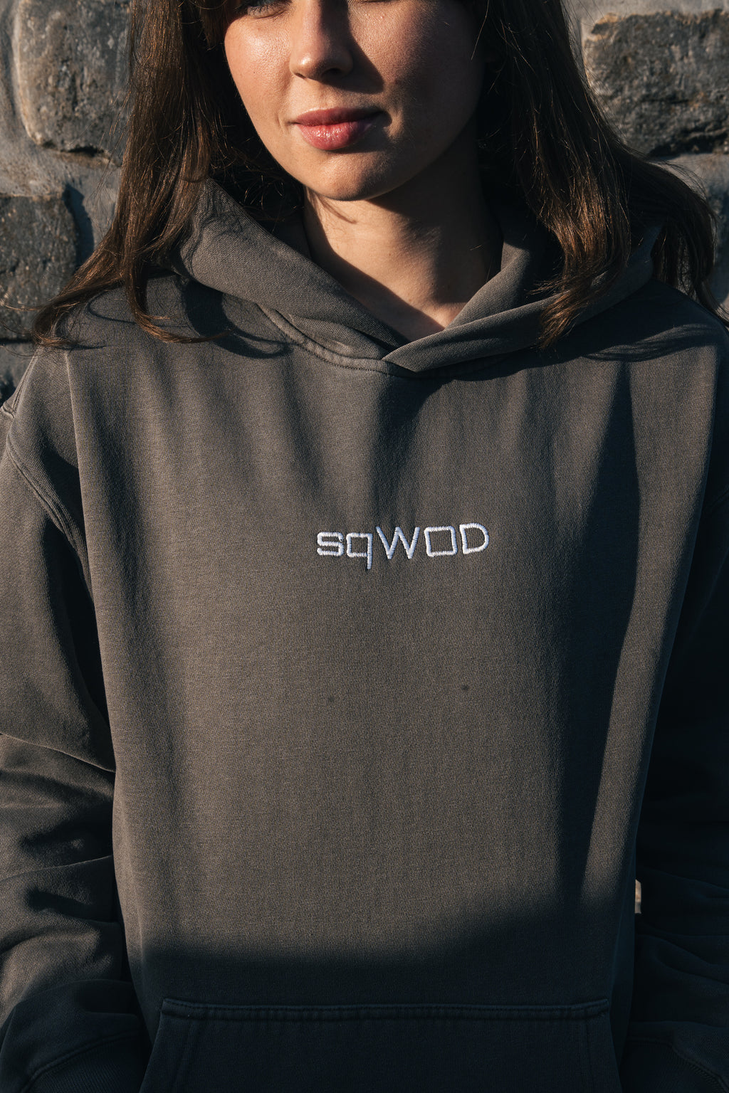 Women’s Faded Light Grey Hood