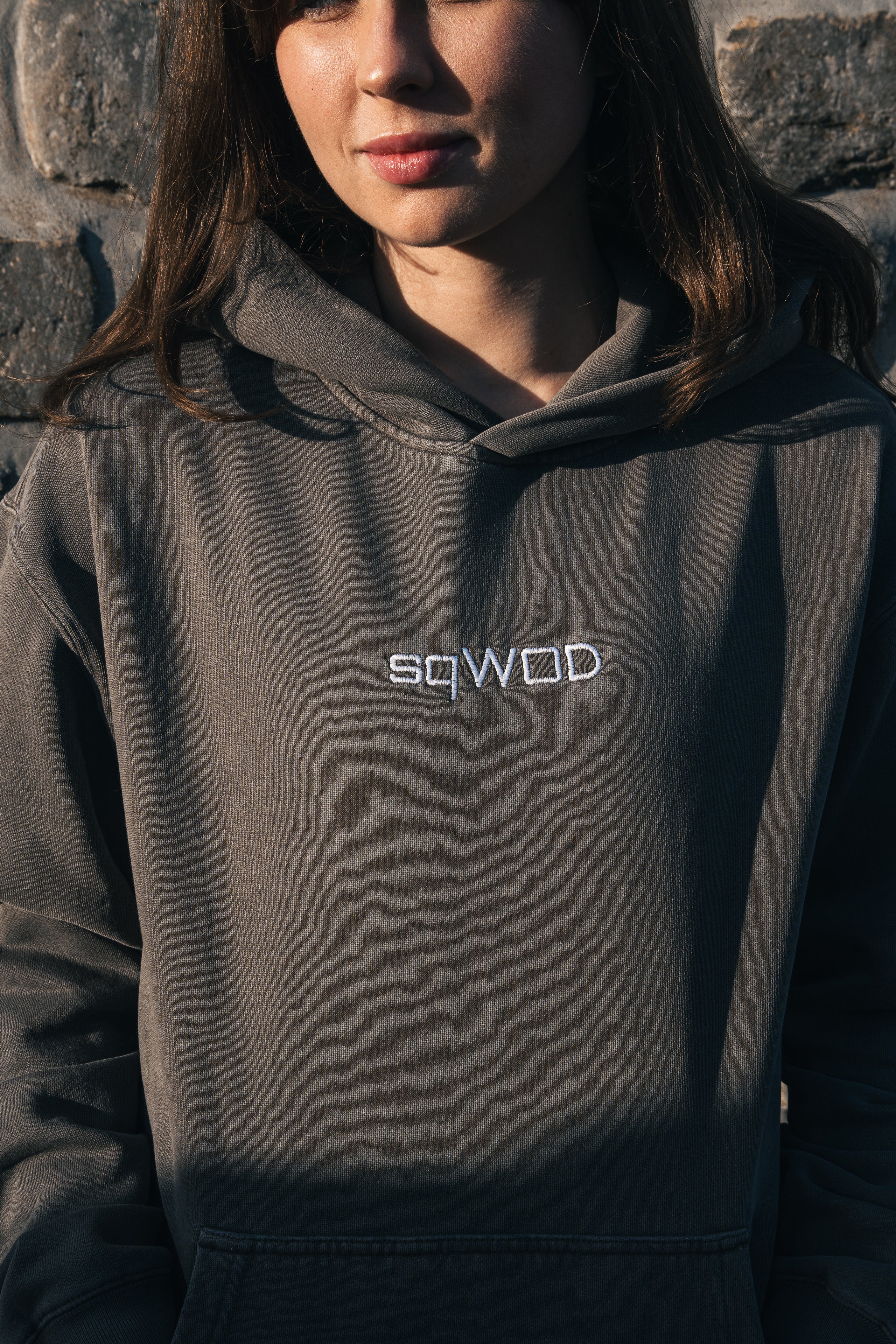 Women’s Faded Light Grey Hood