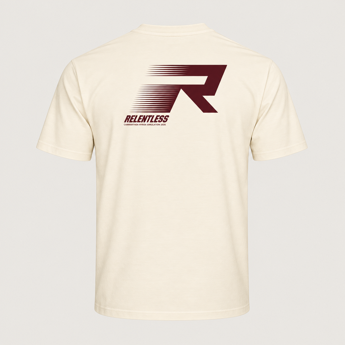 Relentless X sqWOD Unisex Tee - Cream