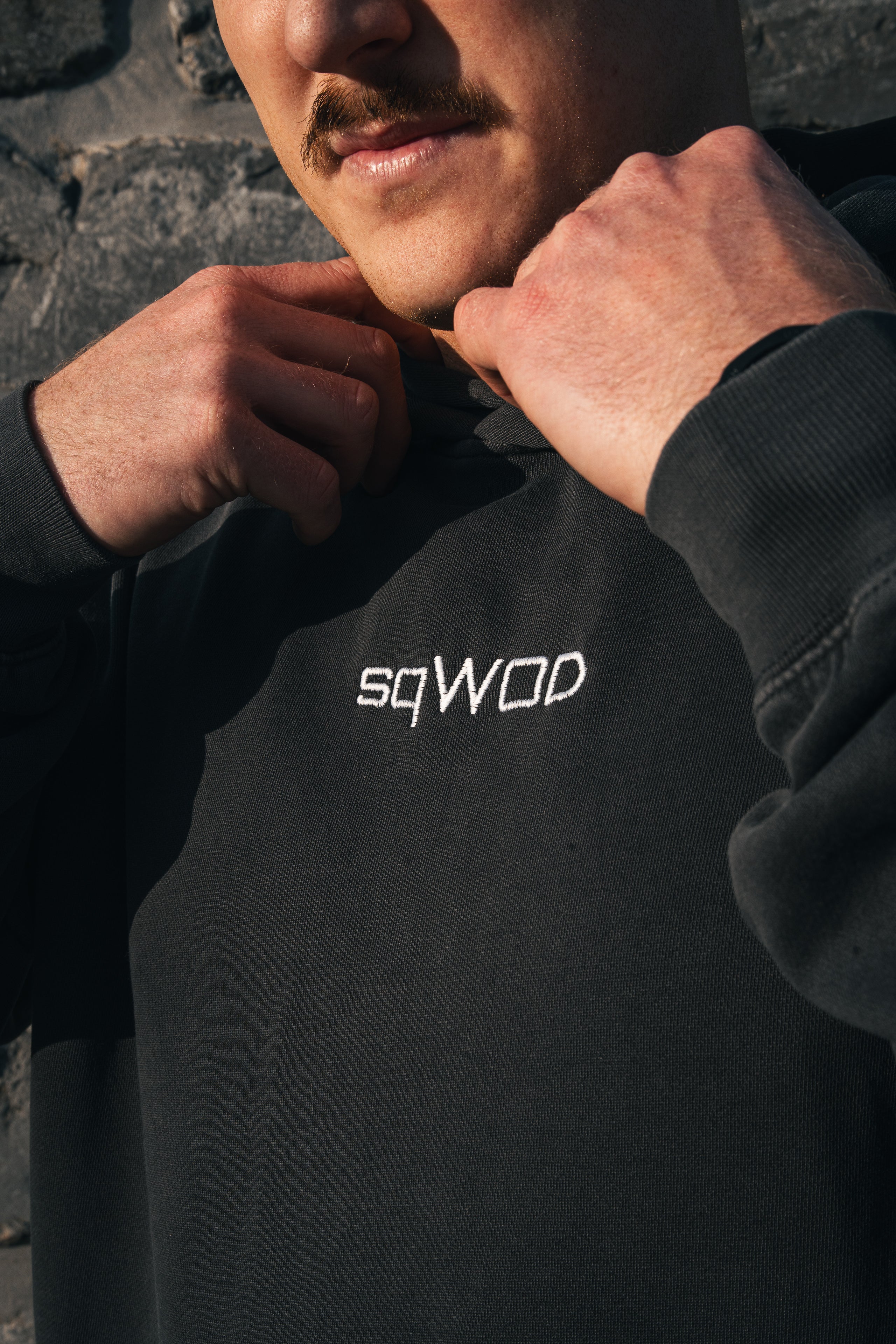 Men’s Faded Charcoal Hood