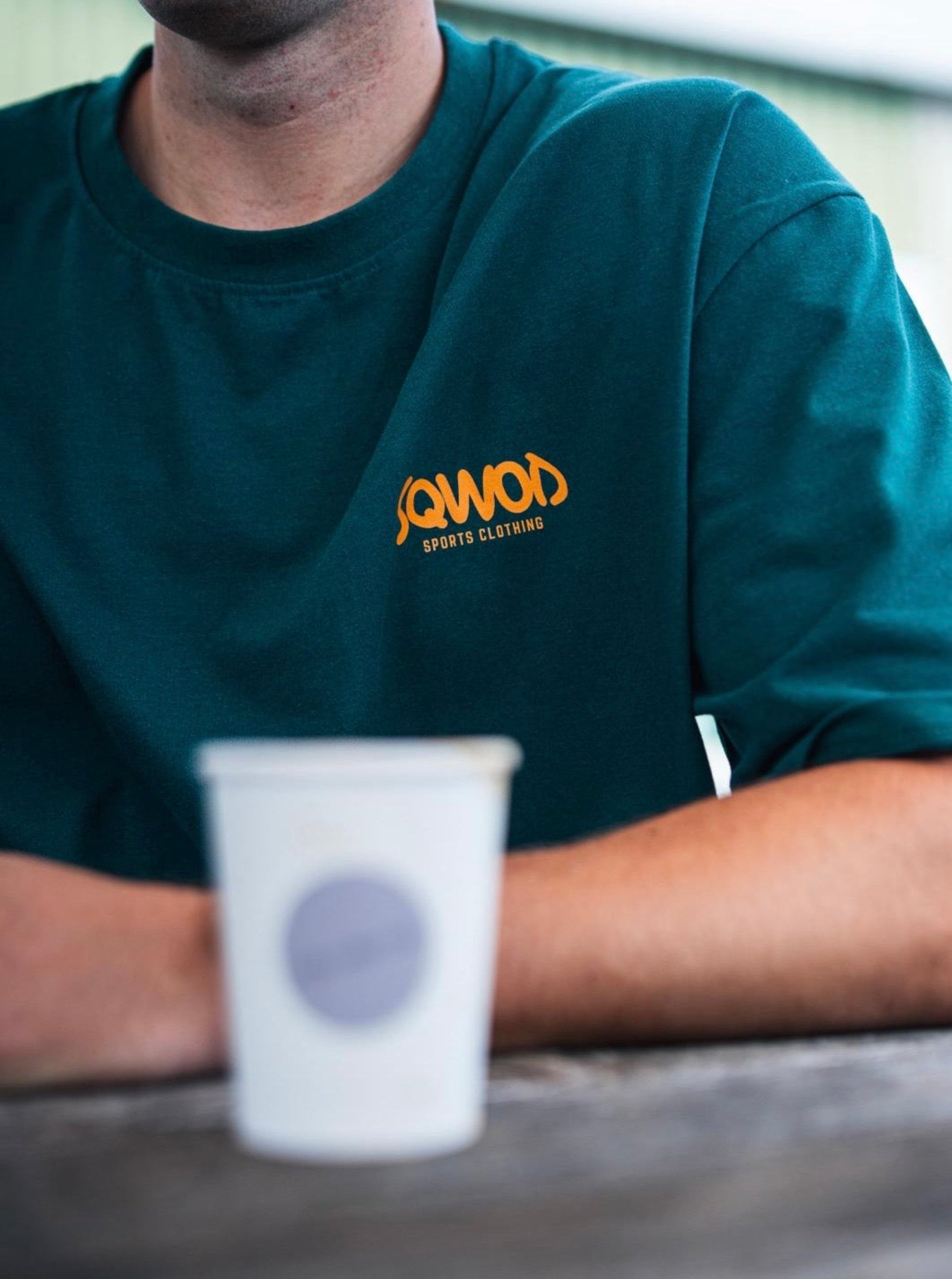 sqWOD Print Oversized Tee