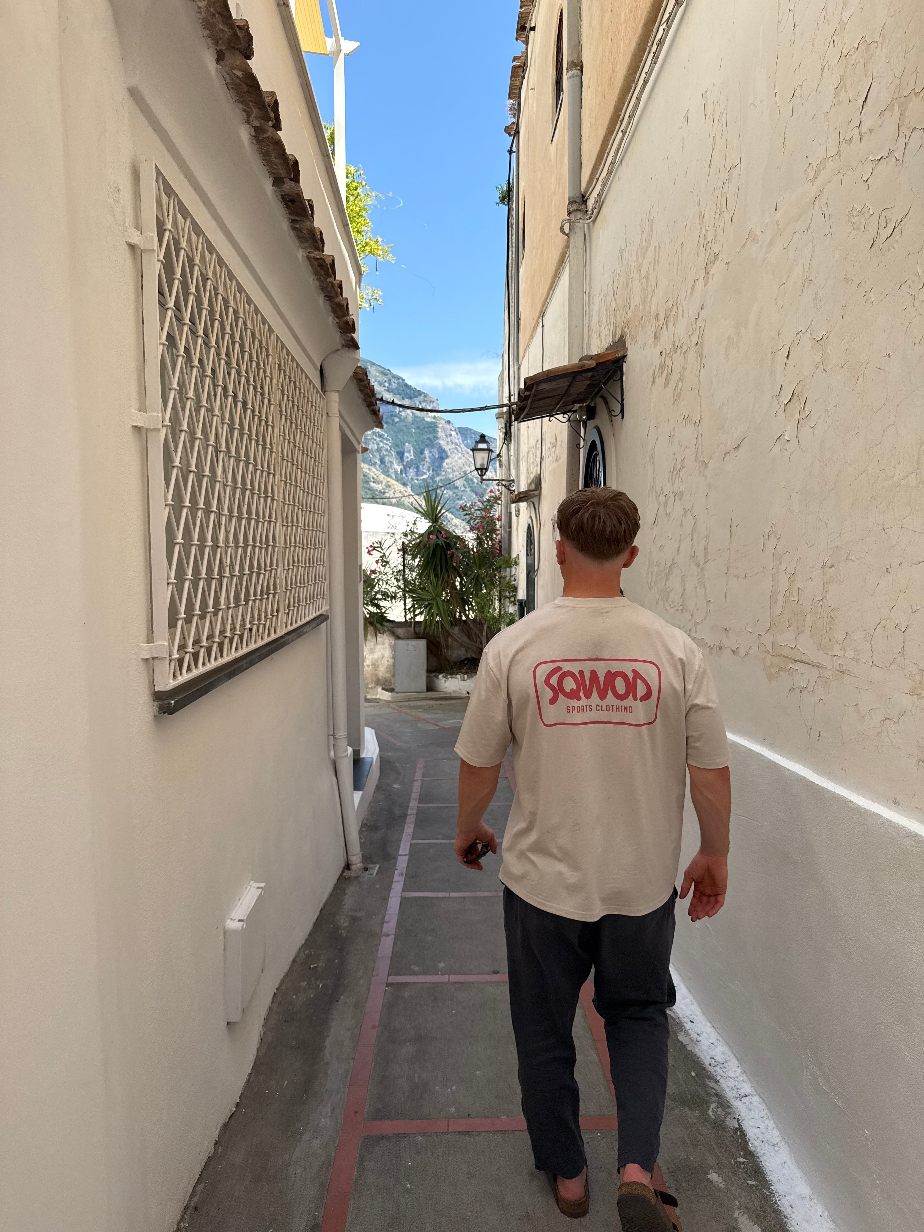 sqWOD Print Oversized Tee