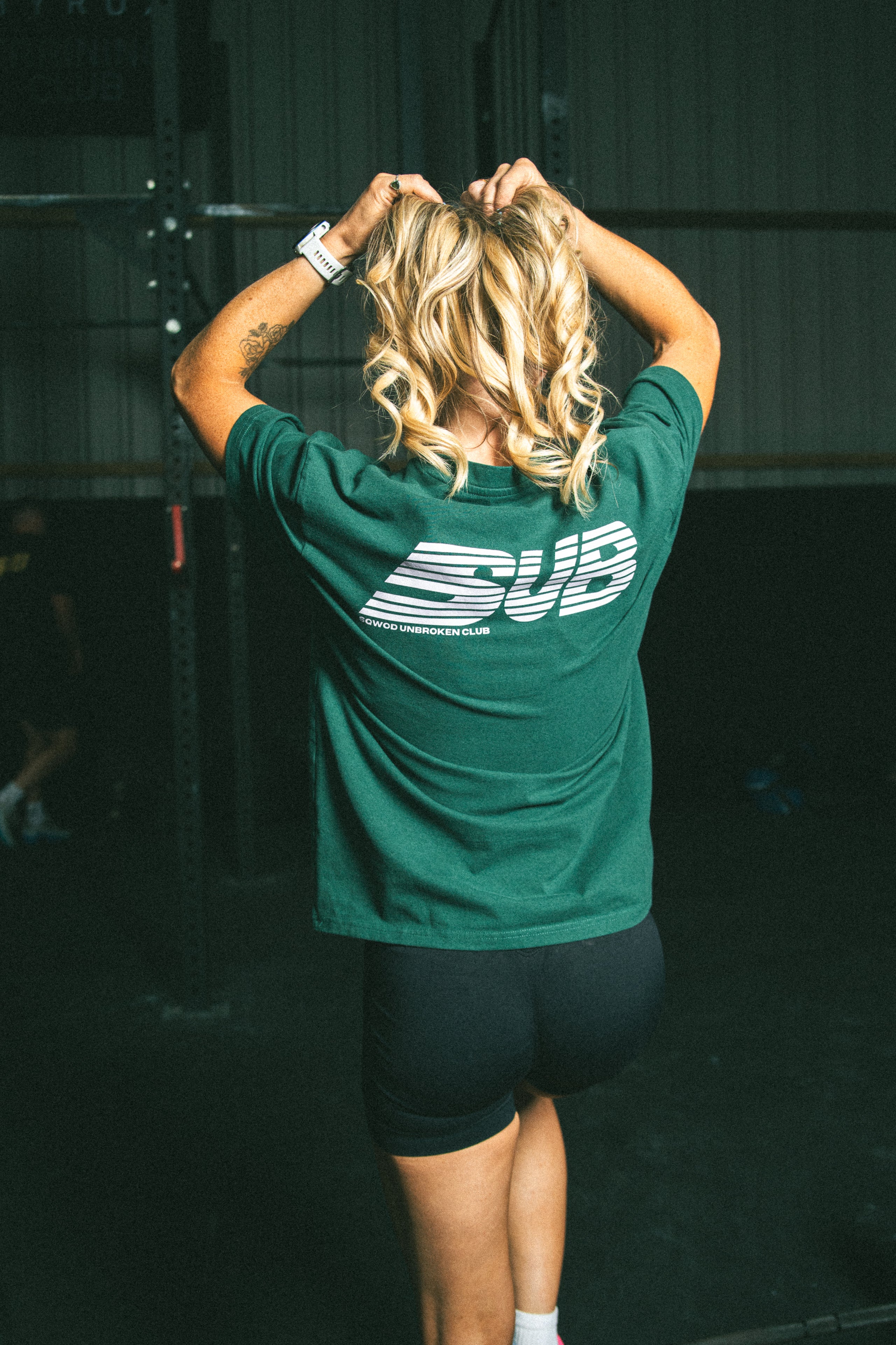 SUB Oversized Unisex Lifting Tee - Green